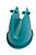Railing pot Balconia OVI  30 cm turquoise